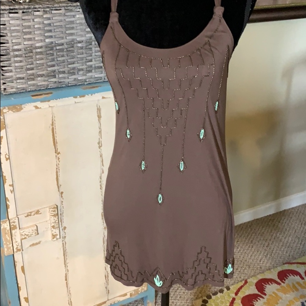 Willow & Clay Bohemian Brown Tank